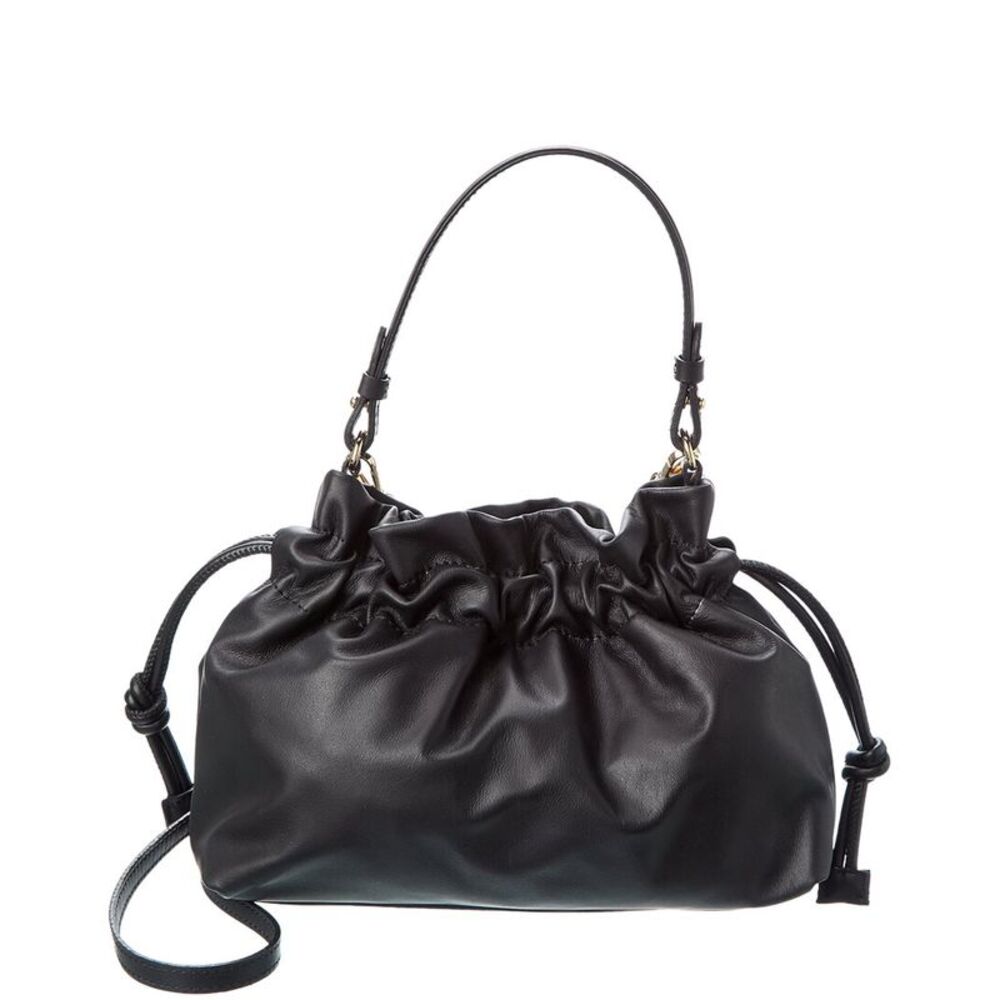 Isabella Rossetti Layla Leather Handbag, Black